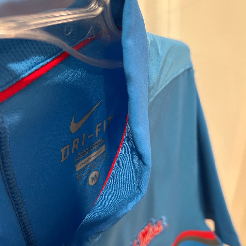 Nike Ole Miss Italy Blue Polo Shirt, Men’s M - Picture 6 of 7